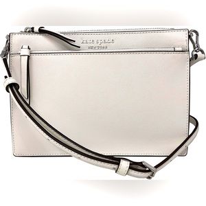 KATE SPADE CAMERON MONOTONE ZIP CROSS BODY BAG ♠️